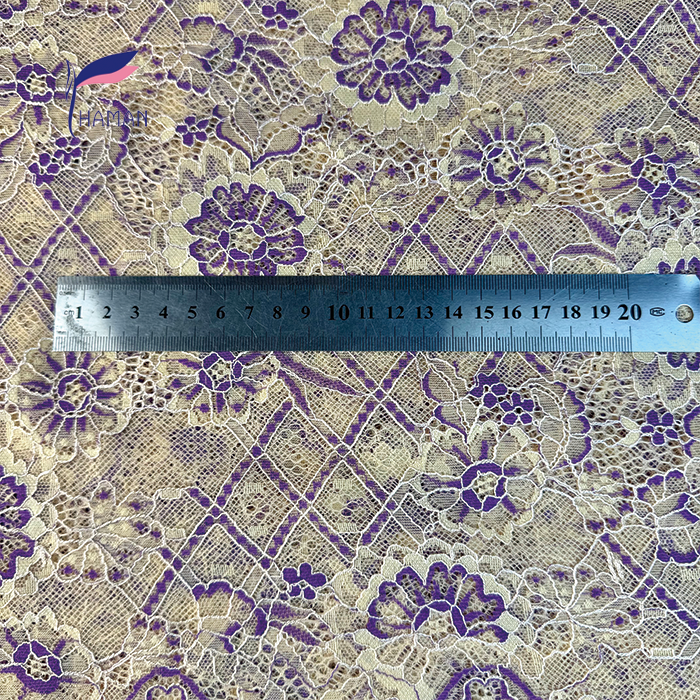 Wholesale Fashionable Comfortable and Breathable Mesh Fabric with Plain Embroidered Flowers for Dress Tops - Image 6