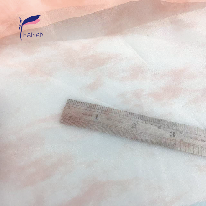 100% Polyester Multi-Color Customizable Gradient Gauze Fabric Soft Breathable Lightweight for Designer Women's Dresses - Image 4