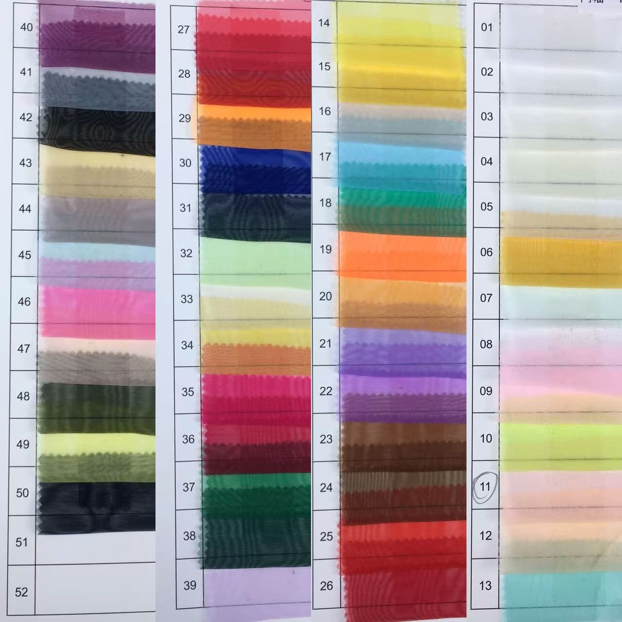 100% Polyester Multi-Color Customizable Gradient Gauze Fabric Soft Breathable Lightweight for Designer Women's Dresses - Image 7
