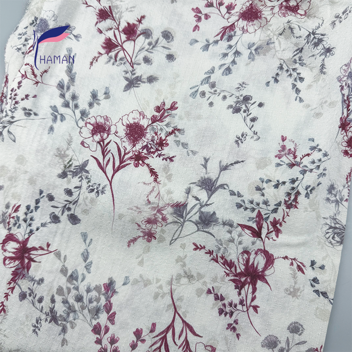 Floral Cotton Blend Jacquard 86gsm ± - Botanical Woven Lightweight Fabric for Lingerie, Luxury Bedding & Dressmaking - Image 6
