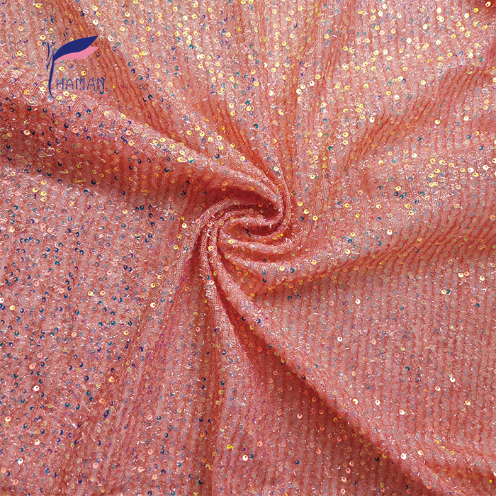 Wholesale 100% Polyester Felt Sequins Elegant Metal Top Evening Gown Chinese Factories Woven for Home Textiles Weddings Girls - Image 6
