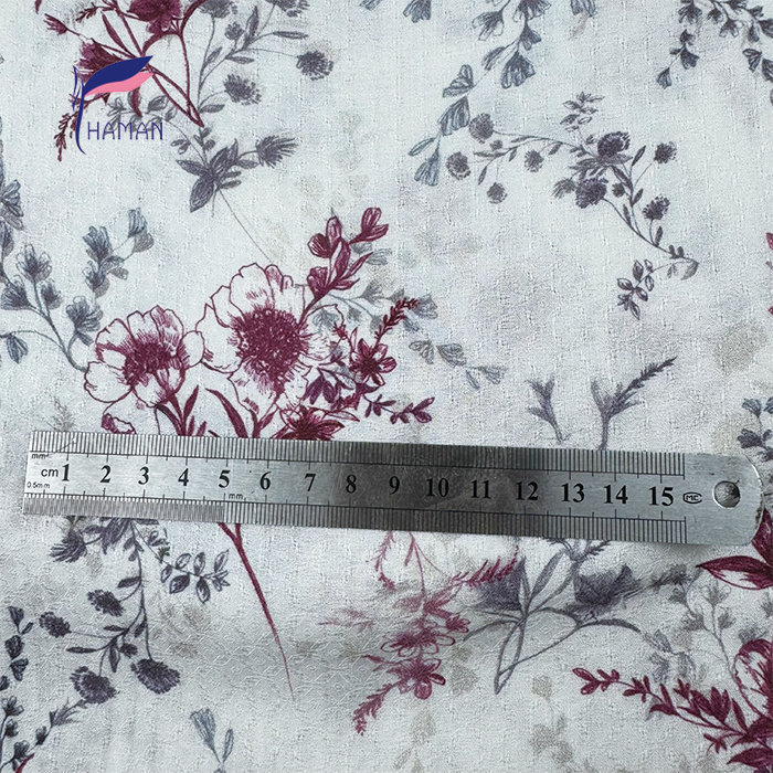 Floral Cotton Blend Jacquard 86gsm ± - Botanical Woven Lightweight Fabric for Lingerie, Luxury Bedding & Dressmaking - Image 7
