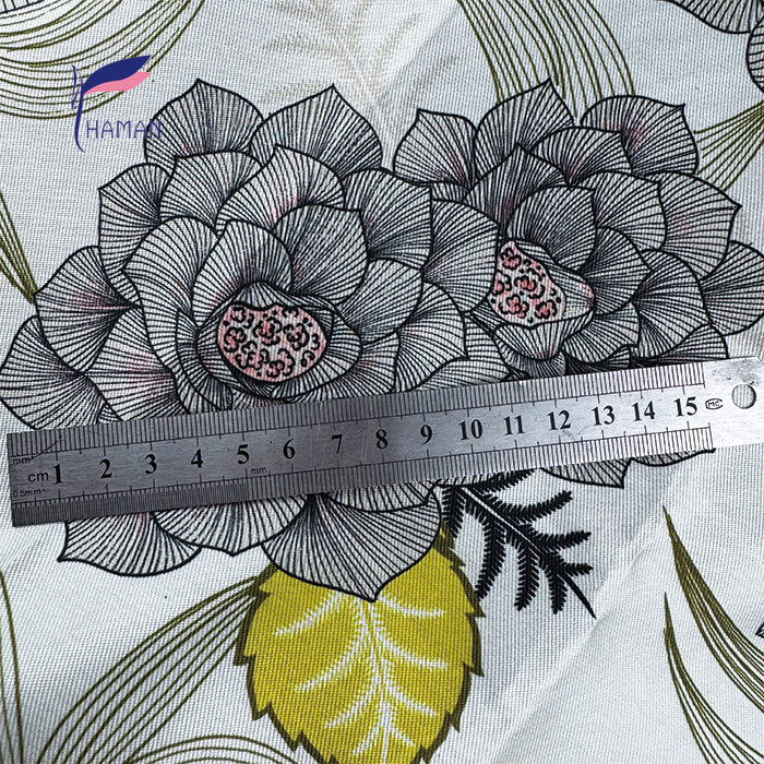 Floral Single Twill DTY Polyester Fabric - Soft Comfortable Textile for Casual Wear, Pajamas & Home Loungewear - Image 3