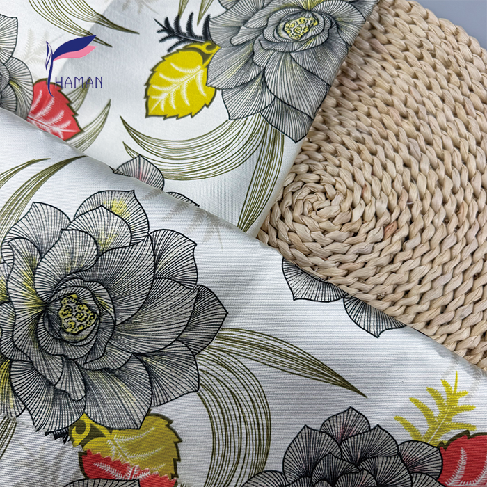 Floral Single Twill DTY Polyester Fabric - Soft Comfortable Textile for Casual Wear, Pajamas & Home Loungewear - Image 4