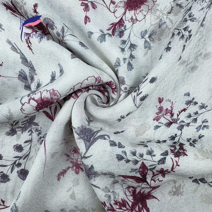 Floral Cotton Blend Jacquard 86gsm ± - Botanical Woven Lightweight Fabric for Lingerie, Luxury Bedding & Dressmaking - Image 3