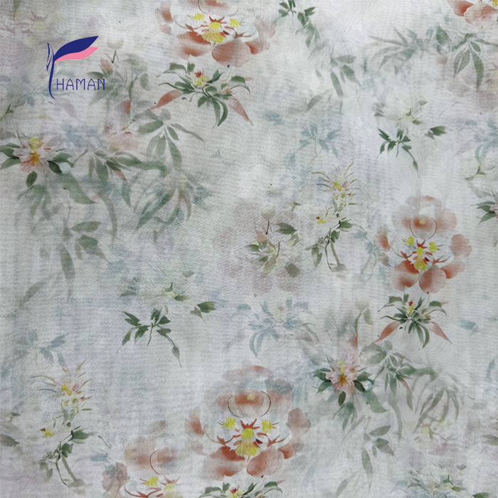 100% Polyester 60gsm Fabric Classic Floral Crepe Print Silky Smooth and Breathable Lightweight for Dress/Scarf Wholesale - Image 4
