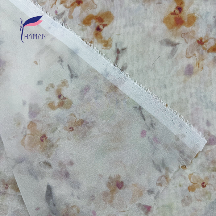 100% Polyester 60gsm Fabric Classic Floral Crepe Print Silky Smooth and Breathable Lightweight for Dress/Scarf Wholesale - Image 5