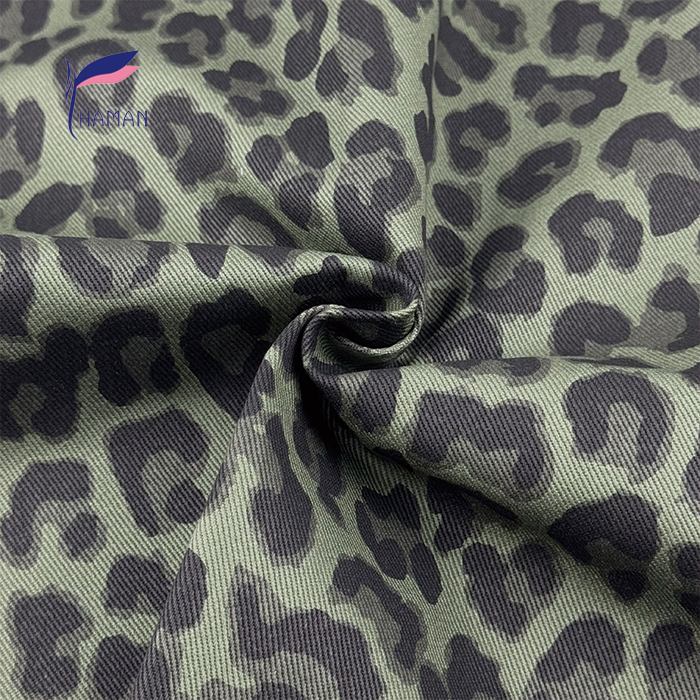 Hunter Green Leopard Spot 100% Cotton Twill 360gsm - Heavyweight Durable Upholstery Fabric for Bags, Workwear & Furniture - Image 4