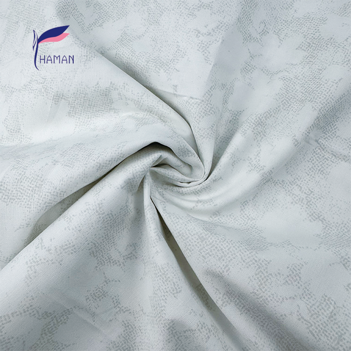 111gsm Stretch Cotton Poplin Fabric Comfortable 97% Cotton 3% Spandex White Floral Print Mosaic-Style Woven Plain Home - Image 4