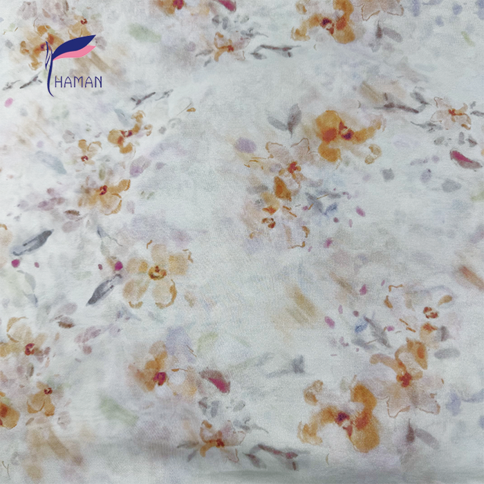 100% Polyester 60gsm Fabric Classic Floral Crepe Print Silky Smooth and Breathable Lightweight for Dress/Scarf Wholesale - Image 3