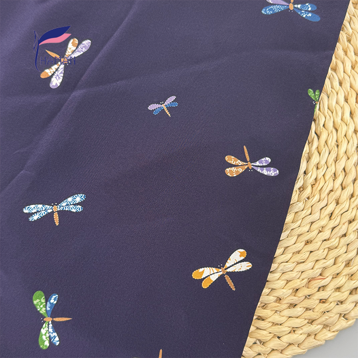 Deep Plum Dragonfly 31 Momme Silk Crepe De Chine 80gsm - Luxe Textile for Couture Dresses, Kimono & Luxury Lingerie - Image 3