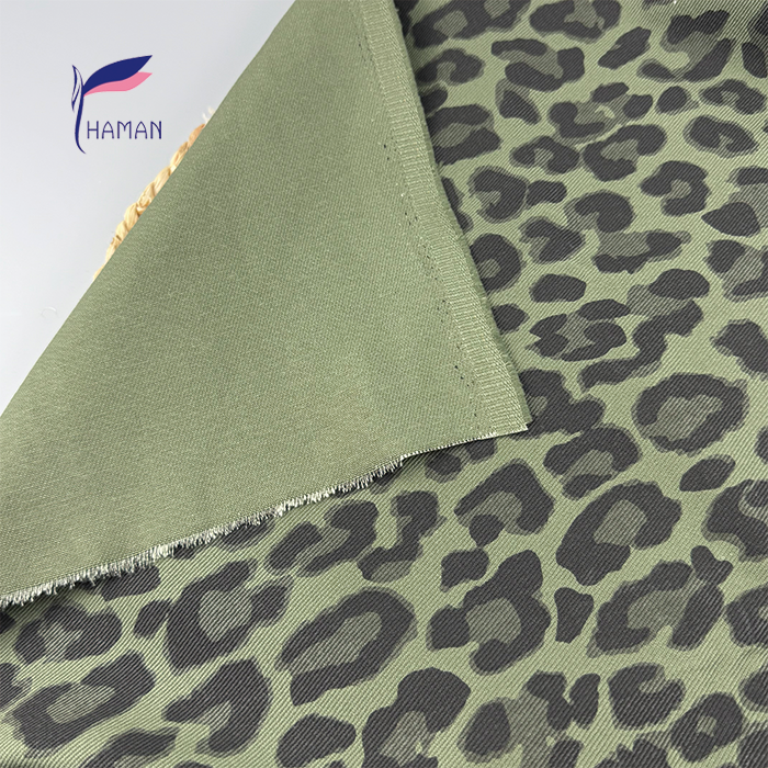 Hunter Green Leopard Spot 100% Cotton Twill 360gsm - Heavyweight Durable Upholstery Fabric for Bags, Workwear & Furniture - Image 2