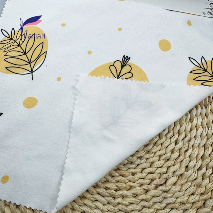 Low Price Wholesale 260gsm 92%P 8%Spandex Knit Polyester Print - White Base Cartoon Wheat Pattern for Kids Apparel & Home Decor - Image 4