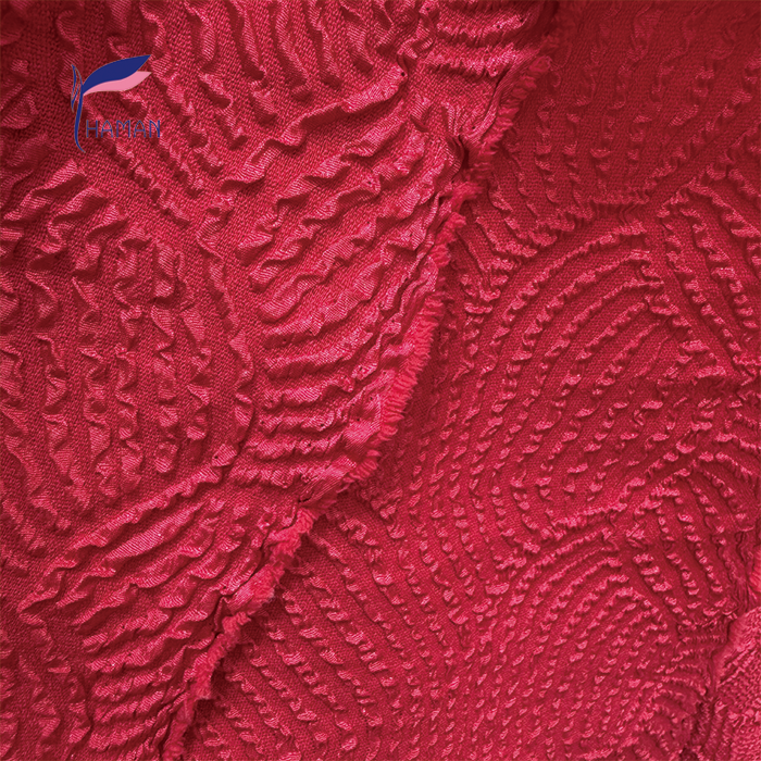 Wholesale Anomaly Fabric with Wrinkles and Lines Bubble Fabric Lightweight Stretch Comfort Soft Breathable for Casual Dress - Image 3