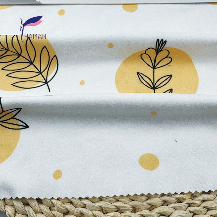 Low Price Wholesale 260gsm 92%P 8%Spandex Knit Polyester Print - White Base Cartoon Wheat Pattern for Kids Apparel & Home Decor - Image 3