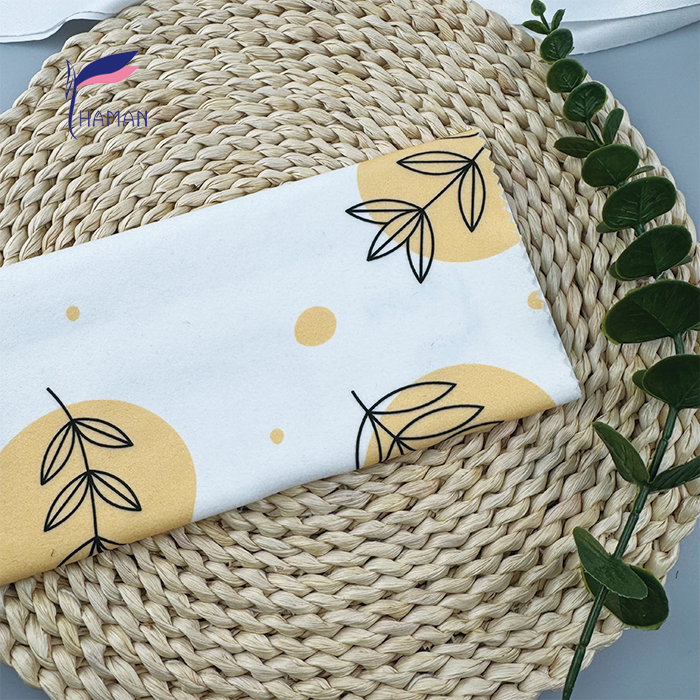 Low Price Wholesale 260gsm 92%P 8%Spandex Knit Polyester Print - White Base Cartoon Wheat Pattern for Kids Apparel & Home Decor - Image 7