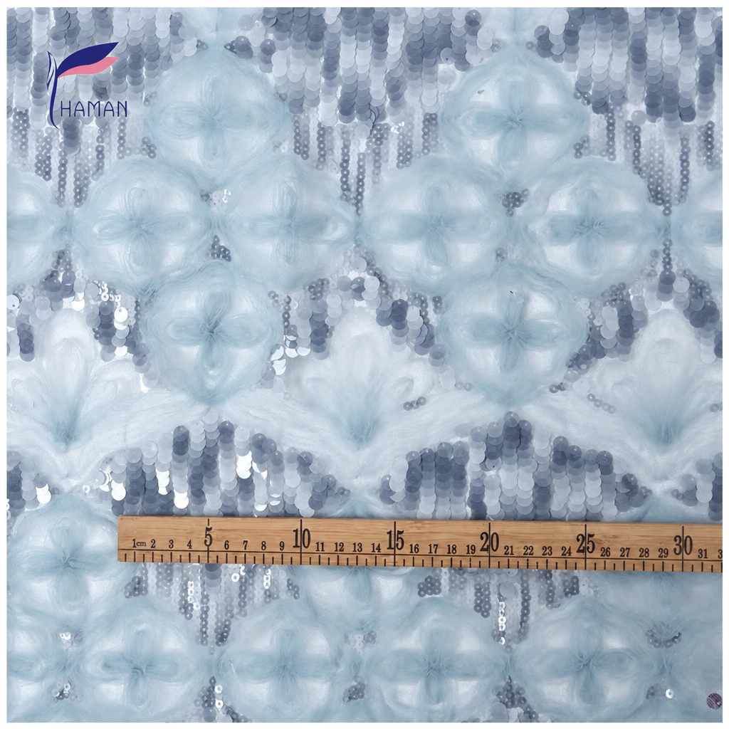 100% Polyester Breathable Dimensional Brocade Fabric Floral Motifs Wholesale Girls Spring/Summer Dresses Camisoles Evening Dress - Image 5