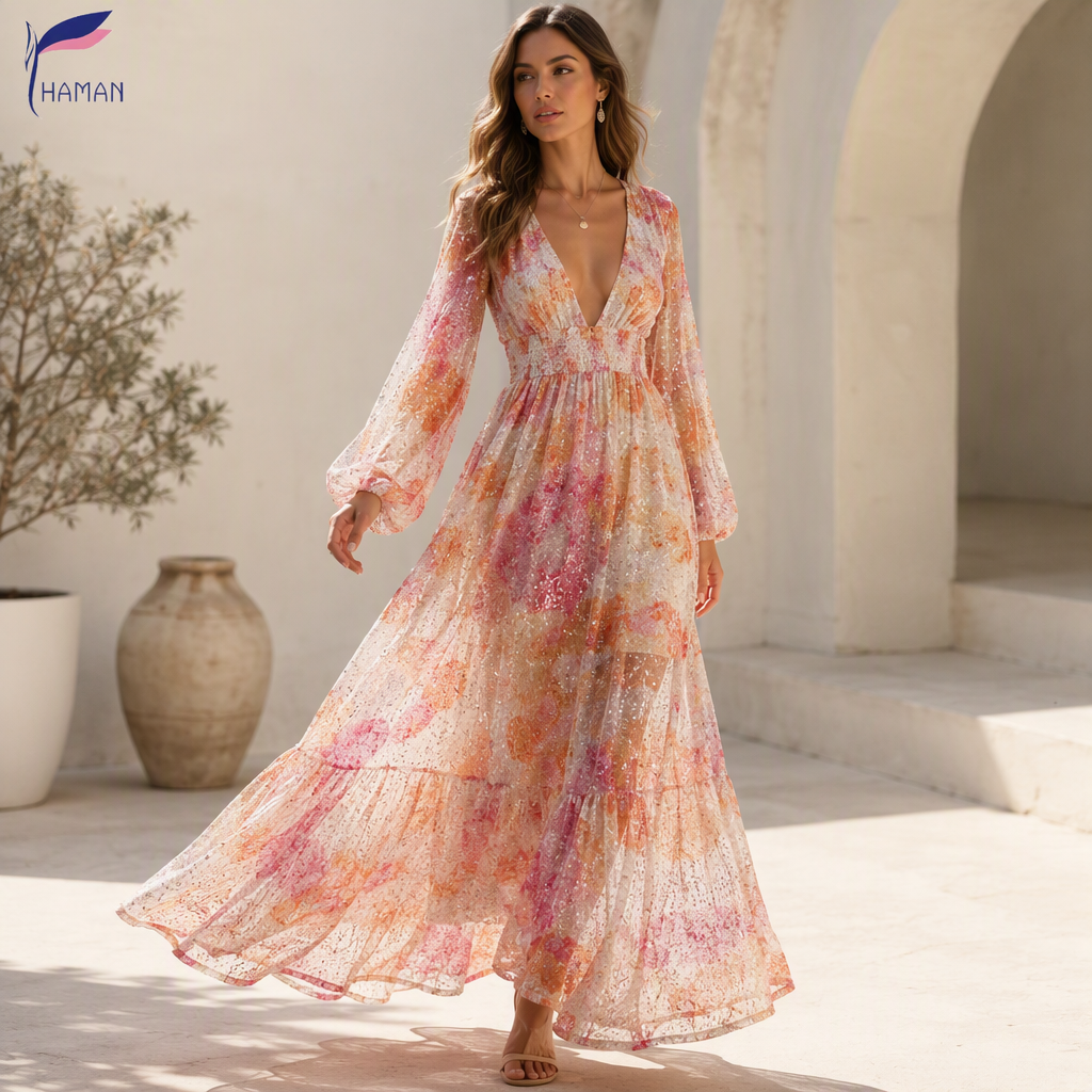 Sequin-embroidered Beads Trendy Spring/summer Outerwear Stage Costumes 100% Polyester - Image 5