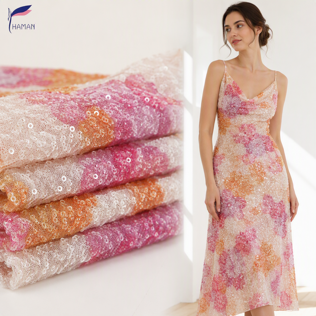 Sequin-embroidered Beads Trendy Spring/summer Outerwear Stage Costumes 100% Polyester - Image 6