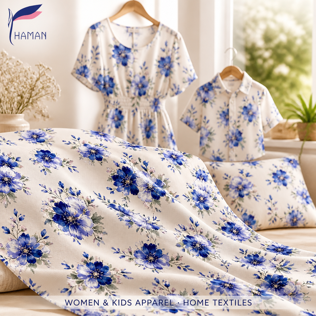 100% Cotton Eco-Friendly Digital Printed Fabric 60x60 90x88 Plain Weave 80 GSM Floral Soft Breathable OEM Wholesale Sofa & Bag - Image 5