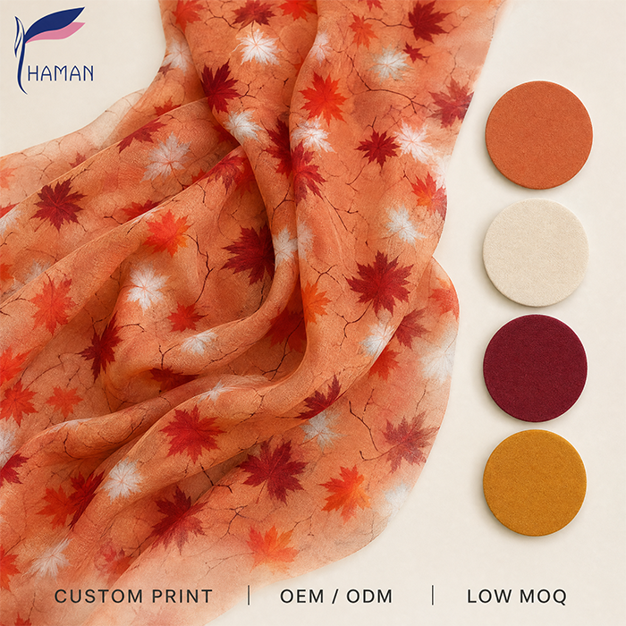 Super Soft 75D 100% Polyester Woven Chiffon Fabric Printed Shirts & Dresses Blackout & Anti-static Features - Image 4