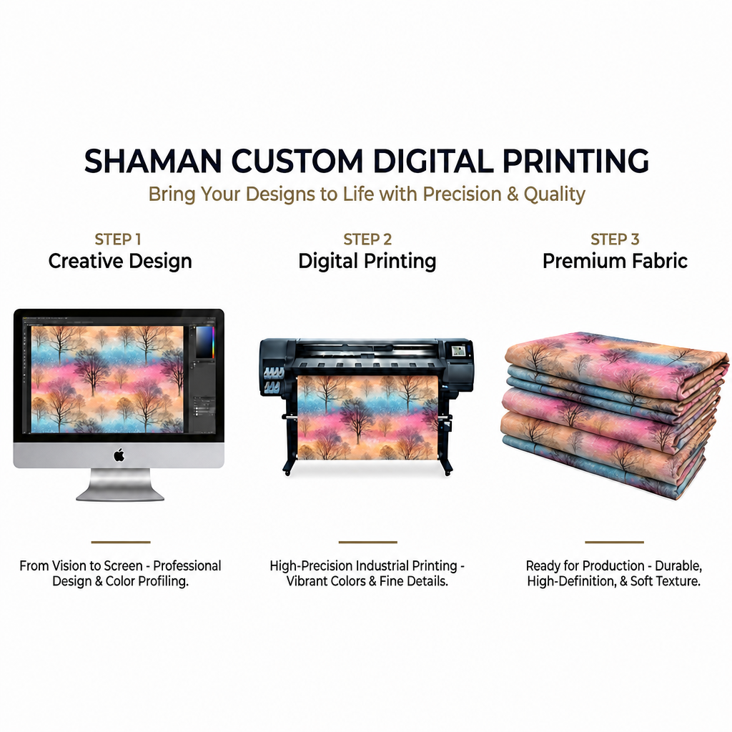 Customize Low Moq Floral Pattern on 100% Cotton Digital Printed Plain Poplin Fabric for Summer Dress - Image 7