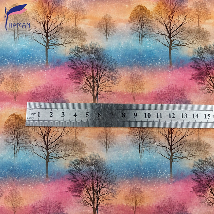 Customize Low Moq Floral Pattern on 100% Cotton Digital Printed Plain Poplin Fabric for Summer Dress - Image 4