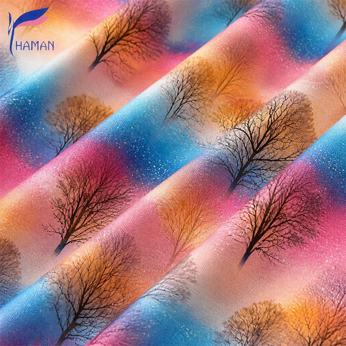 Customize Low Moq Floral Pattern on 100% Cotton Digital Printed Plain Poplin Fabric for Summer Dress - Image 2